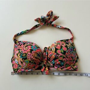 Victoria Secret Colorful Paisley Bikini Top